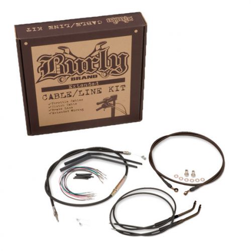 Burly b30-1032 control kit for 13" bars harley davidson flhs &amp; flhst/c/u 08-11