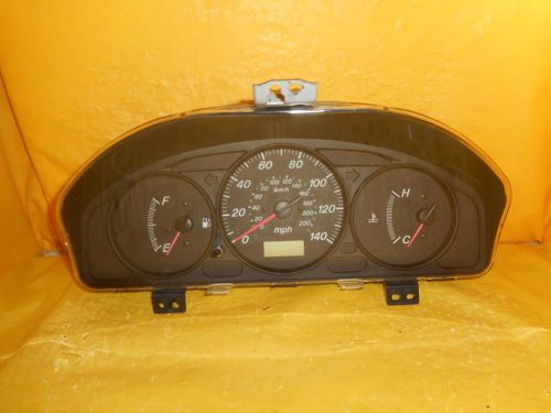 01 02 03 mazda protege speedometer instrument cluster dash panel gauges 89,680