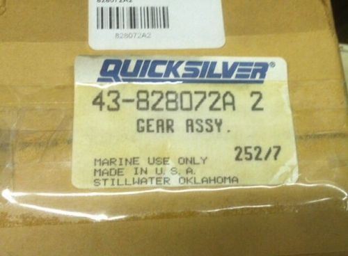 New mercury gear set 43 828072a2 mercruiser quicksilver oem