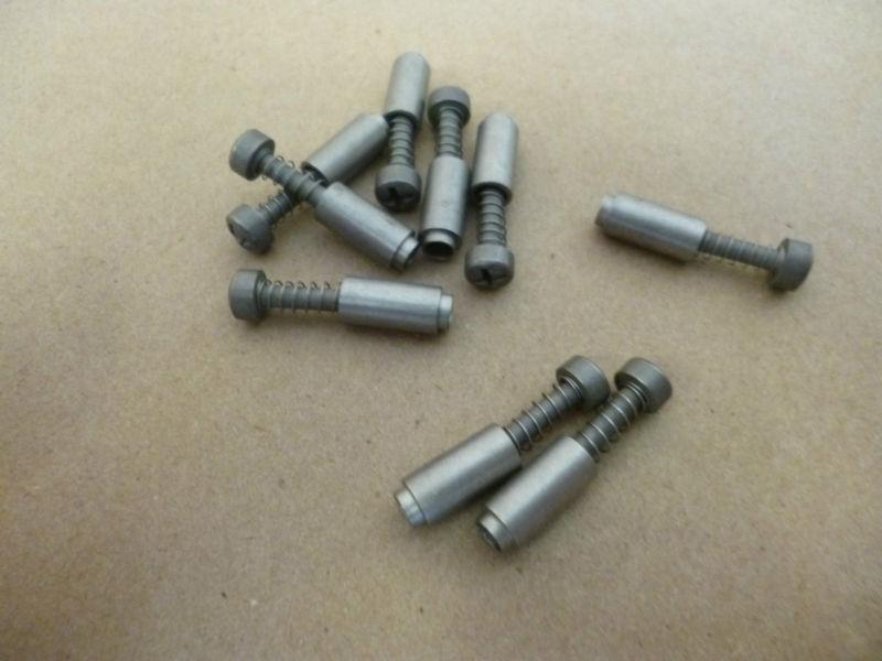 Sell MILITARY AIRCRAFT SS SPRING LOADED PANEL SCREWS , 9pcs , ALCOA