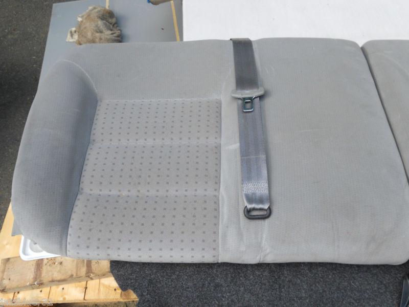 1999-2005 vw jetta golf rear seat back rest bench cushion grey 60/ oem vw parts