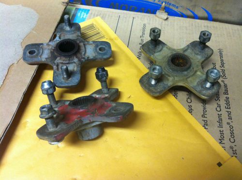 86-89  honda trx250r -oem rear wheel hubs set of 3 - fl