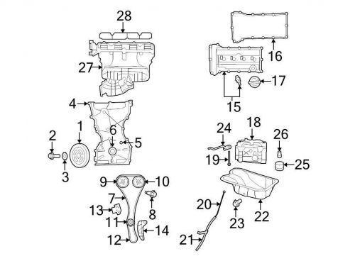Chrysler oem  engine crankshaft pulley washer 04884923ac image 3