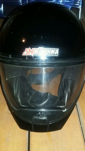 Yamaha sno force black helmet