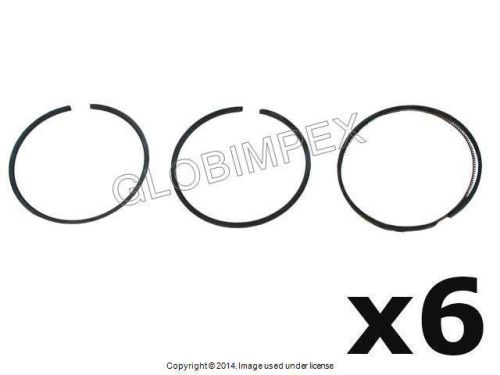 Mercedes w124 w126 piston ring set set of 6 goetze +1 year warranty