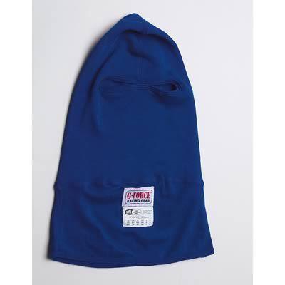 G-force racing head sock nomex single eyehole opening single layer blue ea