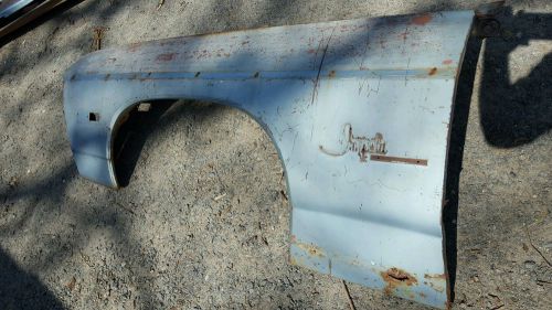 1968 impala ss fender drivers side