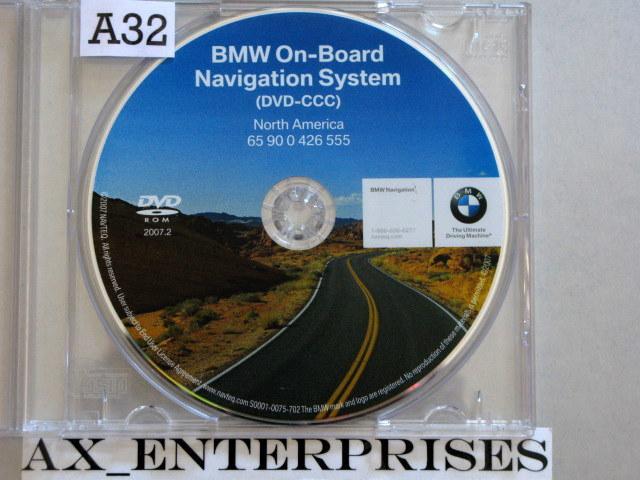 06 07 08 bmw e63 e64 650 i 650i m6 navigation dvd-ccc # 555 map release ©2007.2 