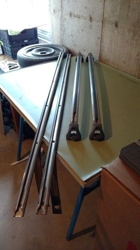 1983-1987 amc eagle sx4 station wagon roof rack / trim strips chrome set