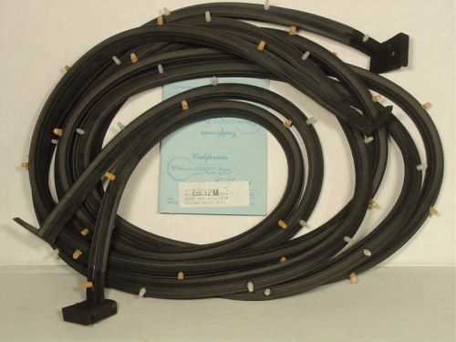 1955 1956 1957 chevy nomad door weatherstrip with molded ends. show quality!