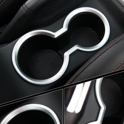 Matt abs car inner accessories water cup trim cover holder frame for ix25