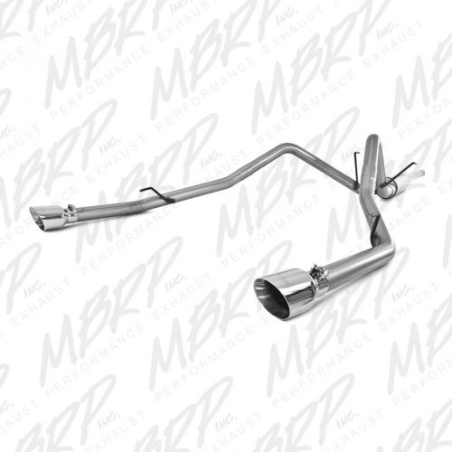 Mbrp 2.5 cat back dual split rear exhaust for 2009-2016 dodge ram 1500 5.7l hemi