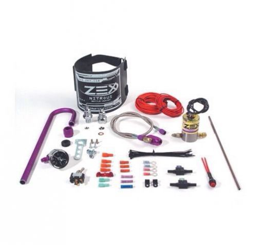 Zex racers nitrous tuning kit 82001 nos n2o purge heater gauge blow down tube