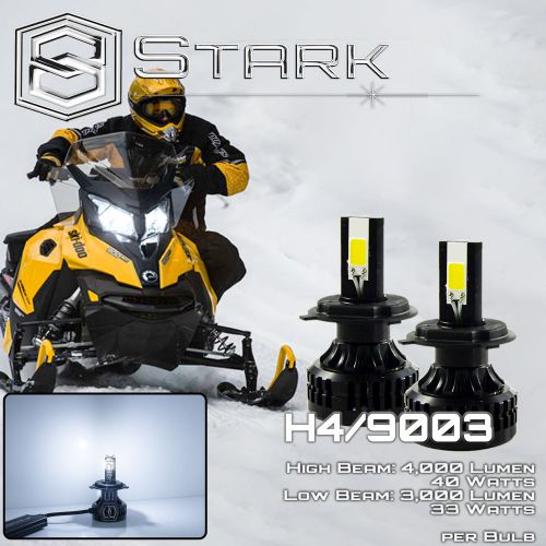 Sell Snowmobile LED 80W 8000LM 6000K Headlight Kit Hi Lo Bulbs H4