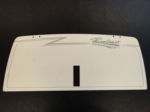 Powerquest 593370 aluminum off white glove box door 20 1/2" x 8 1/4" marine boat