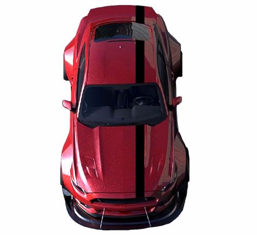 New quality ford mustang ez rally offset racing stripes 6" single vinyl decals