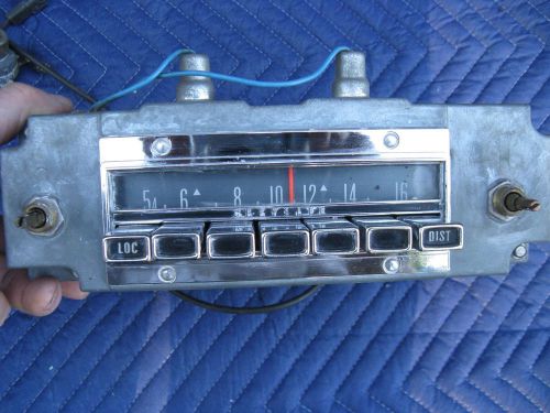 1963 1964 chrysler seven button electronic tuning radio model 415