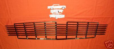 1956 chevy chrome belair  grill sedan nomad convertible hardtop sedan delivery