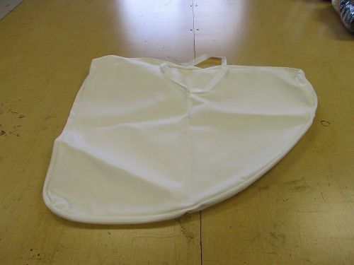 Bayliner 320 sb cockpit storage bag white 34" x 29" with handle marine boat