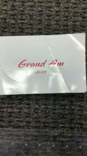 2004 pontiac grand am owners manual