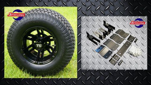 Yamaha golf cart g14/g16/g19 4" lift kit + 10" wheels and 20" street/turf tires