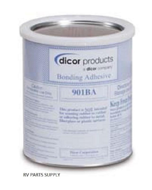 Dicor 901ba rv rubber roof water based acrylic bonding adhesive 1 gallon 