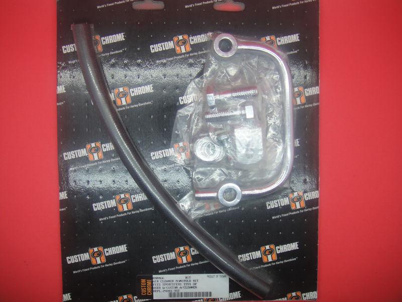 Sell CUSTOM CHROME AIR CLEANER BREATHER KIT FITS HARLEY SPORTSTERS 1991