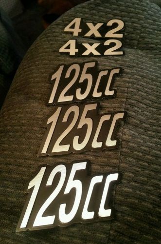 Vehicle emblems atv atc  125cc (3) and (2)4×2