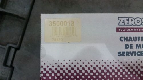 Zero start 3500013 'engine heater 1500w 120v 1""