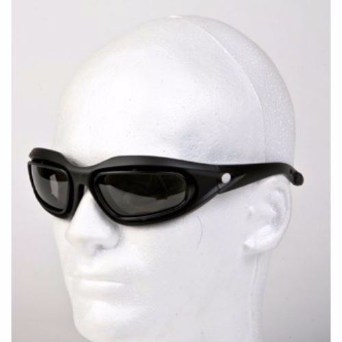 Biker riding glasses with smoke or clear lens glare and  wind protection