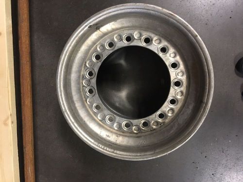 Used weld wheel 14&#034; 3 off wide 5 late model | 3&#034; offset coined center