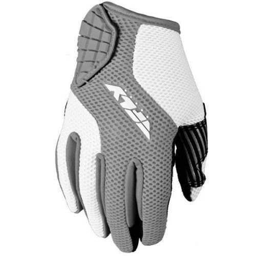 Fly racing coolpro mesh womens textile street gloves white/silver xl