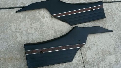 1970 1971 1972 oldsmobile cutlass 442 rear interior door panels black oem gm