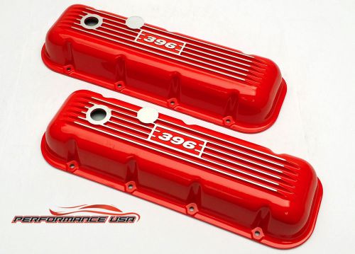 Big block chevy classic 396 orange valve covers