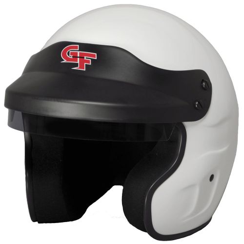 G-force 3121medwh gf1 race helmet open face medium white sa2015