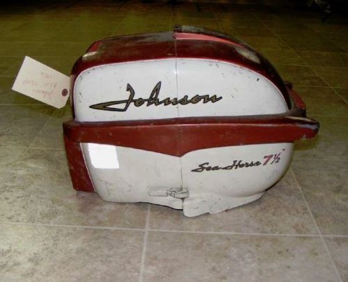 G1m1394 1956 johnson ad-10 cowl motor cover