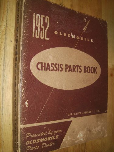 1940-1952 oldsmobile chassis parts catalog 1951 1950 49