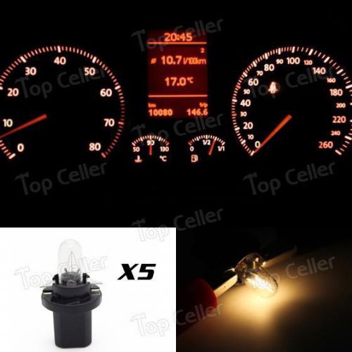 5xspeedometer panel cluster light 1.2w bulbs for bmw e23 e24 e28 e30 e32 e34