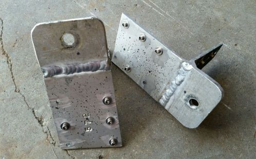 Ski doo rev 120" rear skid brackets 1" lower mounting