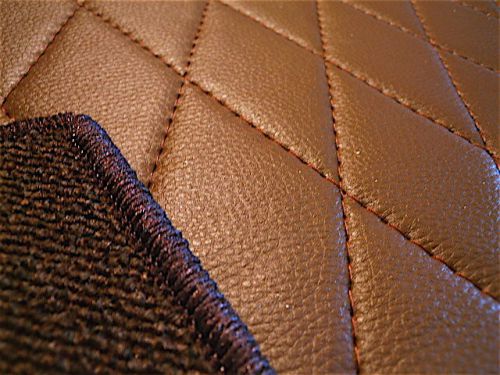 Dark brown loop full carpet set for lancia beta spider