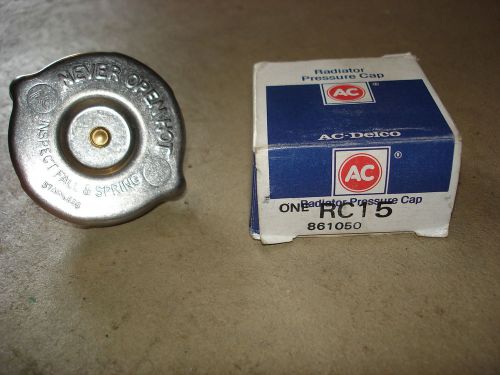 66 67 68 69 70 71 nos ac rc #15 radiator cap corvette camaro gto nova chevelle
