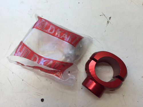 Wildkart 30mm red anodized chassis clamp for seat stay