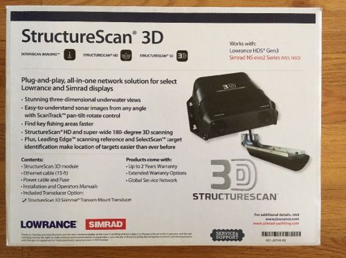 Lowrance structurescan 3d module and transducer