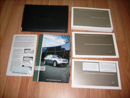 2005 infiniti fx45 / fx35 owners manual 03423