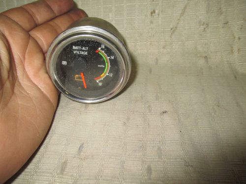 Stewart warner battery alternator voltage meter gauge