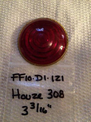 3-3/16&#034; tail stop light vintage red houze 308 glass lens car truck old 1920&#039;s 30