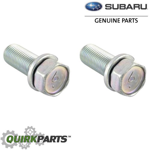 Subaru disc brake caliper bracket mount bolt set 2 impreza wrx sti oem 901130011