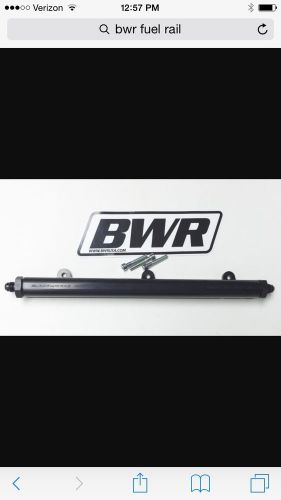 Blackworks bwr b series fuel rail black honda acura. b16 b18 with -6an