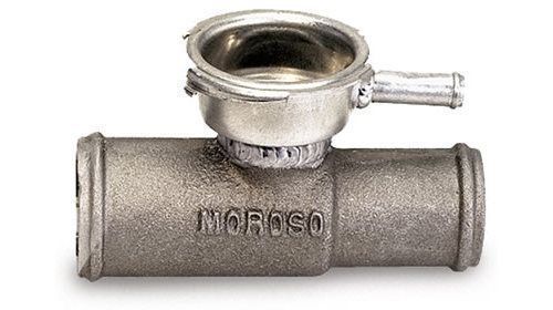Moroso 63740 radiator hose filler inline aluminum natural 1.5&#034;/1.25&#034; each