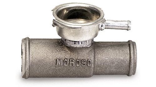 Moroso 63740 radiator hose filler inline aluminum natural 1.5"/1.25" each